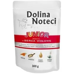 Dolina Noteci PREMIUM Junior reich an Rindfleischherzen 10x300g