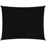 vidaXL Sonnensegel Oxford-Gewebe Rechteckig 4x5 m Schwarz