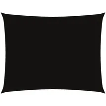 vidaXL Sonnensegel Oxford-Gewebe Rechteckig 4x5 m Schwarz