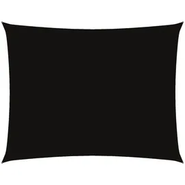 vidaXL Sonnensegel Oxford-Gewebe Rechteckig 4x5 m Schwarz
