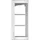Legrand Abdeckrahmen + Modulträger 3 Module SFERA Aluminium Allwhite