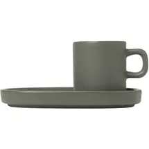 BLOMUS Pilar Espressotasse 0,05 l Grau 2 St.
