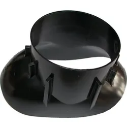 Wolf Adapter für "Klöber Dachpfannen" schwarz, Nr. 2600036