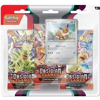 Pokémon Obsidian Flames - 3 Pack Booster Blister Eevee - EN - NEU OVP