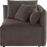 otto home Sofa-Eckelement OTTO HOME "Nöre", braun, B:90cm H:86cm T:90cm, 92% Polyester, 8% Polyamid, Polsterelemente, Modul - zum Zusammenstellen; in vielen Bezugsqualitäten und Farben