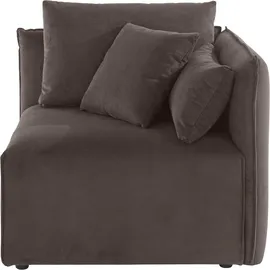 otto home Sofa-Eckelement OTTO HOME "Nöre", braun, B:90cm H:86cm T:90cm, 92% Polyester, 8% Polyamid, Polsterelemente, Modul - zum Zusammenstellen; in vielen Bezugsqualitäten und Farben