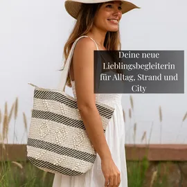Marrakesch Orient & Mediterran Interior Kalpur -1- Shopper Baumwolle Beige