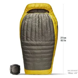 Sea to Summit Spark -9C Down Schlafsack (Größe max. 198cm, schwarz)