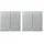 Gira Wippe 2-fach Alu 329526
