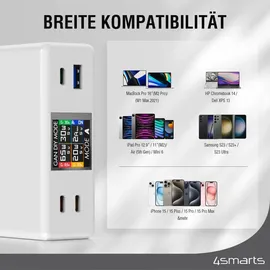 4smarts Desk Charger GaN DIY MODE 130W, weiß