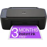 HP DeskJet 2921 All-in-One-Drucker, Farbe, kabellos, einfache Einrichtung und zuverlässiges WLAN, 3 Monate kostenlose Soforttinte enthalten, Drucken, Scannen und Kopieren