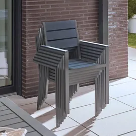 Home Deluxe Gartenstuhl MADERA 7 St.