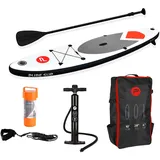 Pure2Improve Paddle Board Set 305 x 71 cm grau/rot