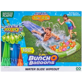 Zuru Bunch O Balloons Wasserrutsche Wipeout 1x Wasserrutsche und 100 Wasserballons