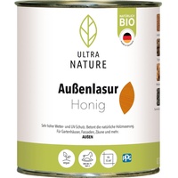 Ultra Nature Außen Lasur Honig Vegan, Natürlich Bio, Lösemittelfrei, Holzschutzlasur