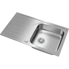 Teka Universe 50 T-XP 1B 1D PLUS AUTO Edelstahlspüle Poliert - Silber