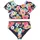 Roxy Bustier-Bikini Morning Flower Set Blau 5