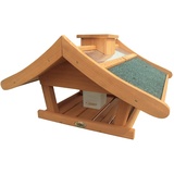 HABAU Vogelhaus Estland mit Futtersilo und Ständer