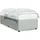 vidaXL Bettgestell 100 x 200 cm Hellgrau