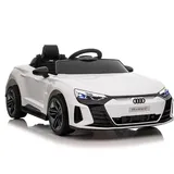 ES-Toys Kinderfahrzeug - Elektro Auto "Audi RS E-Tron" - lizenziert - 12V7AH Akku und 4 Motoren- + MP3 + Led (12 V)