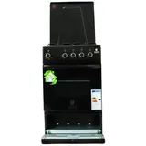 GASLINE Gas Standherd 50cm Gasbackofen mit Thermostat Schwarz SHGG5050THTB, Vollzündsicherung Propangas/Erdgas ideal für Camping, Garten, Terrase.