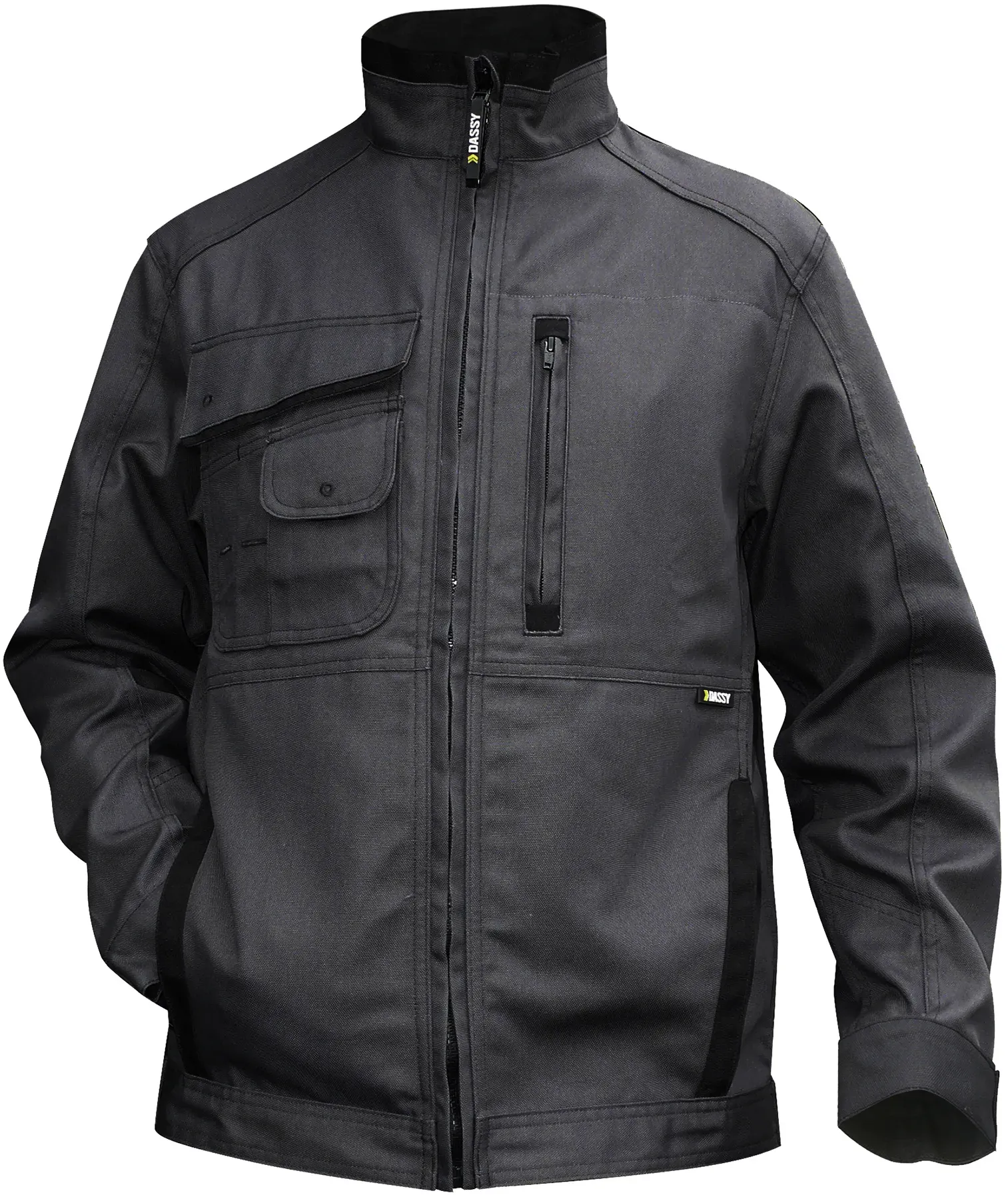 DASSY® Kent Canvas Arbeitsjacke - anthrazitgrau/schwarz - XS