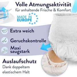 Harmony Care ® Maxi saugstarke Windelhosen für Erwachsene – diskrete Windeln 7 St