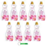 9x Luxury Ammorbidente Sweet,Konzentrierter Weichspüler,Flüssigwaschmittel für Ihre Wäsche,40 Wäschen,900ml + Beni Culinari Kostenloser Schlüsselanhänger