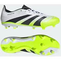 adidas Predator League FG/MG Herren Cloud White/Core Black/Lucid Lemon 46