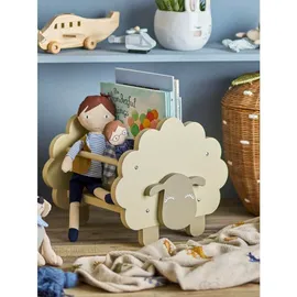Bloomingville Kinderbücherregal Dolly 90 x 30 x 90 cm MDF grau