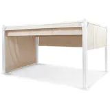 Blumfeldt Pantheon Cortina Pavillon mit Dach 3x4m 4 Seitenteile