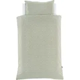 Träumeland Babybettwäsche TRÄUMELAND "Jersey Kuschelhase", grün, B/L: 100cm x 135cm, 1 Stk., 1 Stk., Jersey, B/L: 60cm x 40cm, 2 Stk., Jersey, Obermaterial: 100% Baumwolle, Bettwäsche, mit Allover-Print