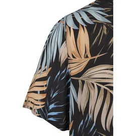 URBAN CLASSICS Viscose Aop Resort Kurzarmhemd Palmfront S