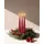 Beliani AURUM LED Kerzen 28 cm 6 St. Rot