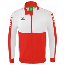 Erima Six Wings Worker Trainingsjacke rot/weiß XL