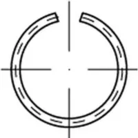 Hörger & Geßler DIN 9925 Sprengring Federstahl-Draht 12