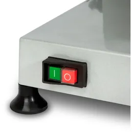 Vertes Gastro Aufschnittmaschine Schneidemaschine, Elektrisch mit 250W, Messer mit 300mm Durchmesser, Schnittstärke 0 bis 15mm, Allesschneider mit Aluminium Gehäuse, Inkl. Schleifstein