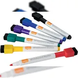 Rexel Mini-Marker trocken abwischbar mehrfarbig 6 St.