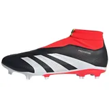 Adidas Predator League Laceless FG Core Black / Cloud White / Solar Red 42