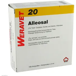 Alleosal 20 Amp.f.Hunde/Katzen/Klein-u.Zootiere 100X2 ml