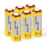 HYPERPS A23 23A 8LR23 21/23 GP23 MN21 23GA Batterie 12V Alkaline Batterie (6)