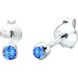 Elli Kinder Basic Kristalle 925 Silber Ohrringe   Damen 