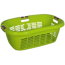 Lockweiler Wäschekorb, Ergo mit Softgriff 65x45x25cm limone