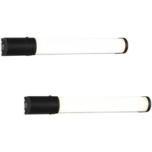 Trio meineWunschleuchte 2er Set mit Steckdose & Schalter Schwarz 41,5cm