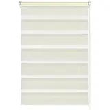 GARDINIA Doppelrollo 45 x 150 cm Creme
