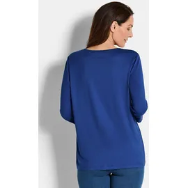 GOLDNER Viskose-Oberteil blau 50