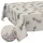 ANRO Tischdecke aus Stoff Rund 140 cm Beige