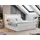 MKS Boxspringbett 160 x 200 cm H4 Weiß