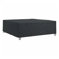 VidaXL Gartenmöbelabdeckung Schwarz 235 x 235 x 70 cm