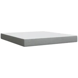 vidaXL Boxspringbett 180 x 200 cm Hellgrau